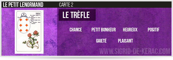 carte du trèfle petit lenormand