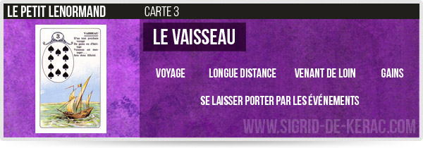 carte du vaisseau petit lenormand