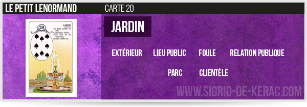 carte du jardin petit lenormand