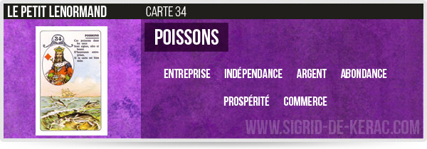 carte des poissons petit lenormand